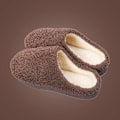 Miniatyrbild 1 av 6: fluff tofflor varma tofflor innetofflor mt612 kaffe 42-43 (insida 27cm)