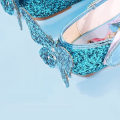 Miniatyrbild 3 av 6: prinsesskor elsa skor barn festskor silverfärgad 17cm / size27