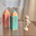 Miniatyrbillede 3 af 6: lysforme lys stearinlys gør-det-selv-forme i silikoneform lz22098 blyantform