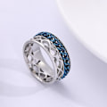 Miniatyrbillede 3 af 6: anti-angst spinner fidget roterende ring ringe Koko 10 / 19,8 mm