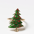 Miniatyrbillede 1 af 6: Servietringe Juleferie Thanksgiving Julepynt Julepynt ca 6 stk / juletræ 1