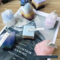 Miniatyrbillede 5 af 5: lysforme lys stearinlys gør-det-selv-forme i silikoneform mj120 malm nr. 2