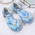 Miniatyrbillede 1 af 6: prinsessesko elsa sko børnefestsko blå 16,5 cm / størrelse 24