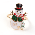 Miniatyrbillede 1 af 6: Servietringe Juleferie Thanksgiving Julepynt Julepynt ca 6 stk / snemand 2