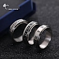Miniatyrbillede 4 af 6: anti-angst spinner fidget roterende ring ringe Koko 8 / 18,2 mm