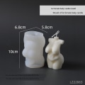 Miniatyrbillede 1 af 6: lysforme lys stearinlys gør-det-selv-forme i silikoneform lz22063 fed kvindekrop