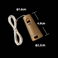 Miniatyrbild 7 av 8: 1 meter led ljusslinga för flaska 2 stycken pack Blå 10 LED