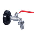 Miniatyrbillede 6 af 6: ibc tank adapter ibc kobling ibc tilslutning ibc tank adapter s60*6 til 3/4 (nikkelbelagt messi
