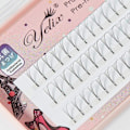 Miniatyrbild 2 av 7: Eleganta Yelix Premium Fransar/fransförlängning/lashes Pack 0.07D-6D 11mm