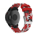 Pikkukuva 1 / 6: rannekoru silikoni Garmin Fenix ​​​​7pro / fenix 5 / forerunner 935 punainen A