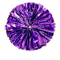 Miniatyrbild 1 av 7: 2st cheerleader cheerleading pom poms för fest sport spel tävlin Lila
