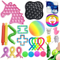 Miniatyrbild 1 av 5: fidget toys pop it stressbollar fidget toys pack/set 26 st