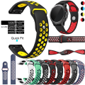 Miniatyrbillede 2 af 6: armbånd silikone Garmin fenix 7pro/6 fenix 5 grå/sort