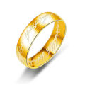 Miniatyrbilde 2 av 6: Offisiell Ringenes Herre-ring i rustfritt stål, inspirert av 6mm svart nr. 7