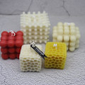 Miniatyrbillede 2 af 6: lysforme lys stearinlys gør-det-selv-forme i silikoneform br-418 rubiks terning
