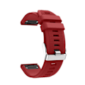 Pikkukuva 1 / 6: rannekoru silikoni Garmin Fenix ​​​​7pro/fenix 5/6 instinct PUNAINEN