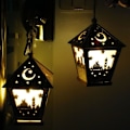 Miniatyrbillede 2 af 5: ramadan dekoration mubarak kareem lykta led lys jm01869