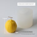 Miniatyrbillede 1 af 6: lysforme lys stearinlys gør-det-selv-forme i silikoneform mj17 lodret citron