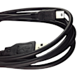 Pikkukuva 5 / 5: Sony Canon kameran datakaapeli Mini 5P USB 1,5 jalkaa 1,5 m musta magneettirenkaalla