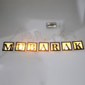Miniatyrbild 4 av 6: ramadan dekoration mubarak kareem lykta led lights JM01893