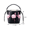 Miniatyrbillede 7 af 10: Flamingo Bucket Bag Dame Piger Mode Skuldertaske Crossbody Bag Mare lyserød