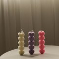 Miniatyrbillede 4 af 6: lysforme lys stearinlys gør-det-selv-forme i silikoneform lz22057 elsker candied haws