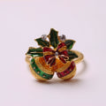 Miniatyrbillede 1 af 6: Servietringe Juleferie Thanksgiving Julepynt Julepynt ca 6 stk / klokke 2