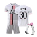 Pikkukuva 1 / 2: jalkapallopaita / jalkapallovaatteet messi lapsille / aikuisille jalkapallon kanssa lapset 16