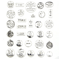 Miniatyrbillede 1 af 4: charms smykker øreringe diy pack 31 stk som på billedet