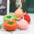 Miniatyrbillede 3 af 6: lysforme lys stearinlys gør-det-selv-forme i silikoneform persimmon