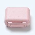 Miniatyrbillede 1 af 6: tablet dosissæt til taske / pilleæske medicin dosissæt 6 rum lyserød