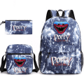 Pikkukuva 1 / 4: poppy playtime huggy wuggy reppu penaalit olkahihna laukut pa vilkkuva sininen 3