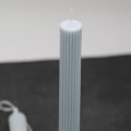 Miniatyrbillede 3 af 5: lysforme lys stearinlys gør-det-selv-forme i silikoneform yke55020 fladt hoved med langt stang