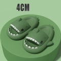 Pikkukuva 1 / 6: shark slippers shark tossut muovitossut vihreä 36/37
