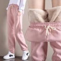 Miniatyrbild 2 av 7: fodrade vinter leggings fodrade tights fodrade leggins grå 2 4XL
