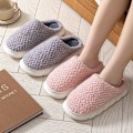 Miniatyrbild 2 av 6: fluff tofflor varma tofflor innetofflor PC04 kaffe 42-43 (insida 27cm)
