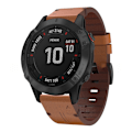 Miniatyrbillede 3 af 6: armbånd læder Garmin 7x/6x/5x lysebrun (7x/6x/5x)