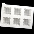 Miniatyrbillede 5 af 8: lysforme lys stearinlys gør-det-selv-forme i silikoneform 6 rubik hvid