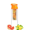 Pikkukuva 1 / 6: Vesipullopullo Luova ulkoilu hedelmäpullolahja oranssi 700 ml