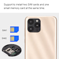 Pikkukuva 8 / 8: IP13 Pro Max 6.1 tuuman HD-näytöllä varustettu älypuhelin 3GB 32GB Dual Sim -matkapuhelin etu- ja takakameralla Androidille, kulta