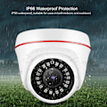 Miniatyrbillede 1 af 4: High Definition 4-i-1 Infrarød Nattesyn CCTV Analog Vandafvisende TVI/AHD/CVI/CVBS Dome Kamera