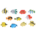 Miniatyrbillede 8 af 8: 48 stk. Havdyr Legetøj Miljøvenligt Materiale Levende Form Mini Tropiske Fisk Serie Miniature Legetøj til 4 til 6 År Gamle