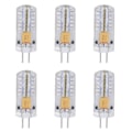Pikkukuva 2 / 8: 6 kpl LED-lamppua Helppo asentaa Yhtenäinen valonläpäisy Valonlähtö Värillinen lamppu Juhliin Kotiin 12V Vihreä