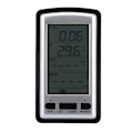 Miniatyrbilde 1 av 3: Innendørs/utendørs digitalt termometer med værstasjon, fjernkontrollsensor og nedbørsmåler