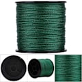 Miniatyrbillede 1 af 2: 500m PE flettet 4 tråde super stærke fiskesnører Multi filament fiskesnøre Grøn (3)