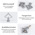 Miniatyrbilde 3 av 7: Pakke med 20 gipsplateplugger, universelle plugger M8 med skrue 50 mm, selvborende gipsplateplugger, skruer og sommerfugl hulromsplugger, for