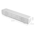 Pikkukuva 6 / 8: USB-liitäntäinen langallinen stereokaiutin, musiikkisoitin, bassoääni, surround-ääni, 3,5 mm:n tulo PC-puhelimille (valkoinen)