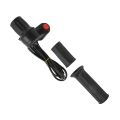 Miniatyrbilde 6 av 8: 1 par 12V-99V halvgrep gass universal 3-trinns kontroll vri gass akselerator grep for elektrisk sykkel scooter