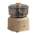 Miniatyrbillede 2 af 8: Elektrisk kødhakker, kværn, blender, multifunktionel, rustfrit stål, effektive, sikre fødevareblender til køkken, mørkebrun