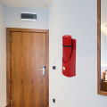Miniatyrbilde 1 av 8: LED-lommelykt veggmontert høy lysstyrke batteridrevet liten nødflommelykt for hotellhjem rød
